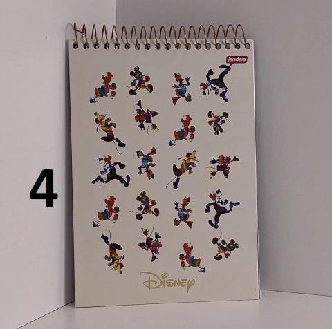 Caderno Espiral no Topo Capa Dura - Disney Projeto De&I