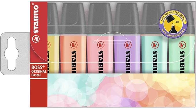 Marca Texto Stabilo - BOSS Original 6 CORES