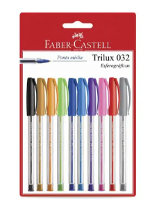 Caneta Esferográfica Trillux Faber Castell - 1.0mm