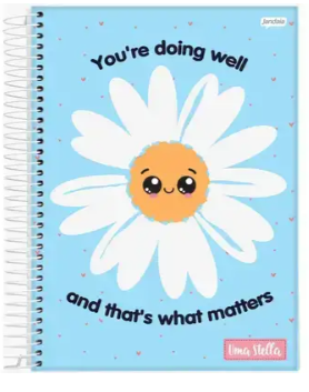 Caderno Espiral Universitário Stella - 1 Matéria Capa Dura