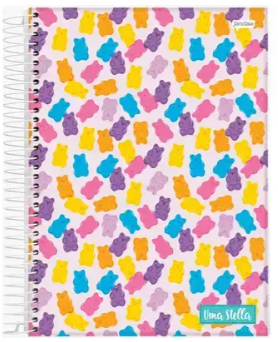 Caderno Espiral Universitário Stella - 1 Matéria Capa Dura
