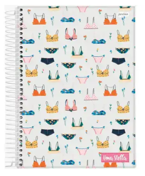 Caderno Espiral Universitário Stella - 1 Matéria Capa Dura