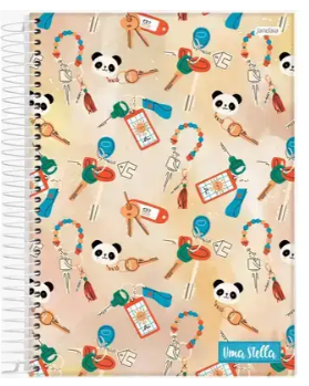 Caderno Espiral Universitário Stella - 1 Matéria Capa Dura