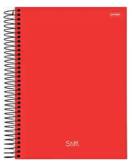 Caderno Espiral Universitário Stiff Slim - Capa Dura 1 Matéria