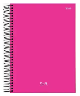 Caderno Espiral Universitário Stiff Slim - Capa Dura 1 Matéria