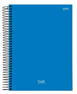 Caderno Espiral Universitário Stiff Slim - Capa Dura 1 Matéria