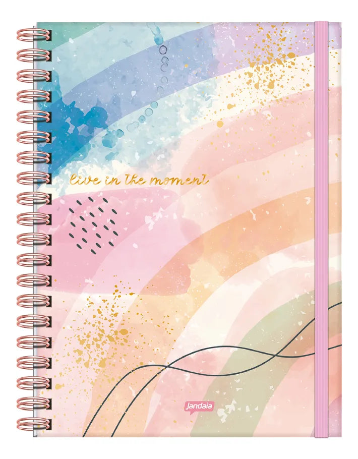 Caderno Espiral Duplo Universitário NEO La Creme - Capa Dura 1 Matéria