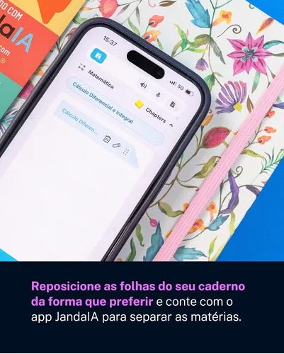 Caderno Espiral Duplo Universitário NEO Hello Kitty - Capa Dura 1 Matéria