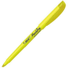 Pincel Marca Texto Bic - CORES FLUORESCENTES