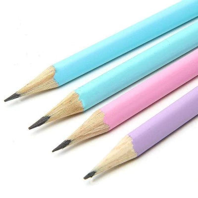 Lápis Preto 4 Cores Pastel - Faber Castell