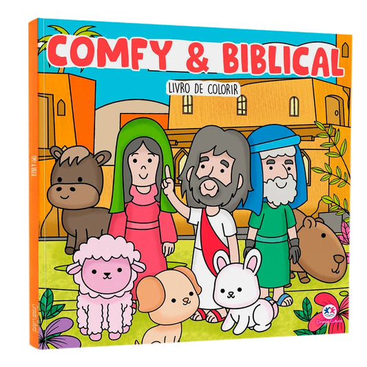 Livro Para Colorir - Comfy & Biblical