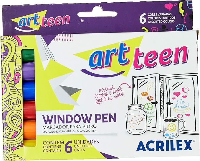 Caneta para Vidro Artteen - Acrilex