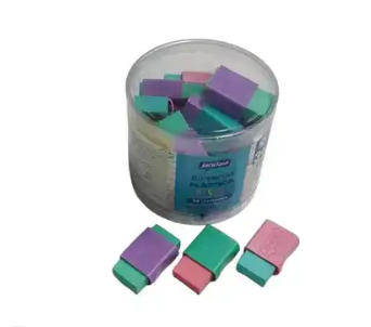 Borracha Plástica Colorida Com Cinta Pastel