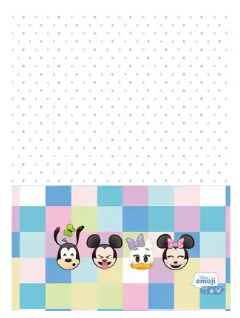 Caderno Espiral Universitário Disney Emoji - Capa Dura  10 Matérias