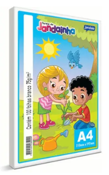 Papel Sulfite A4 75G Branco Jandainha - 100 FOLHAS