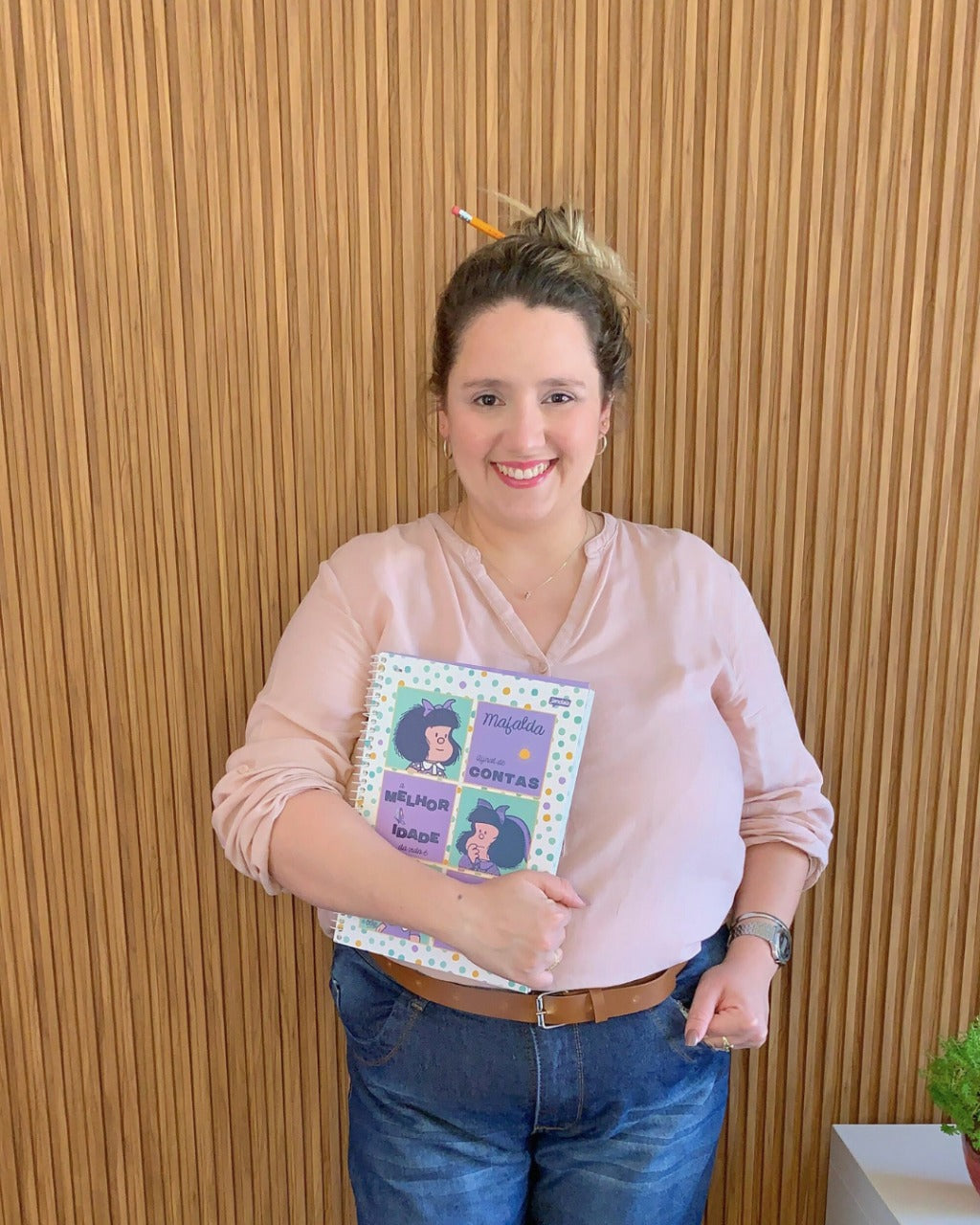 Caderno Espiral Universitário Mafalda - Capa Dura 1 Matéria