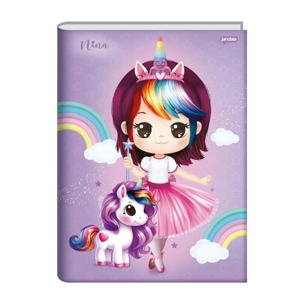 Caderno Universitário Brochura Nina - Capa Dura