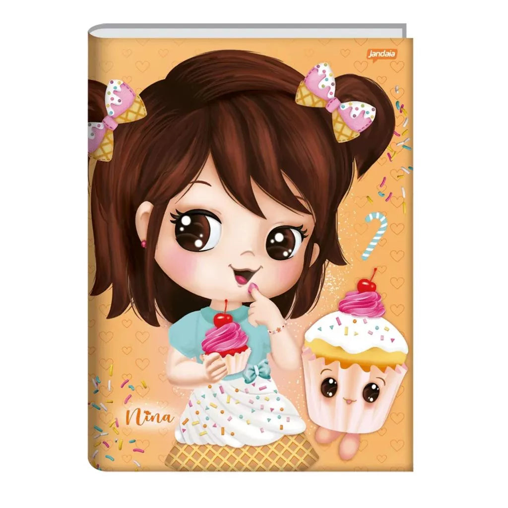 Caderno Universitário Brochura Nina - Capa Dura