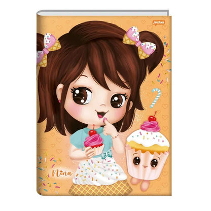 Caderno Universitário Brochura Nina - Capa Dura