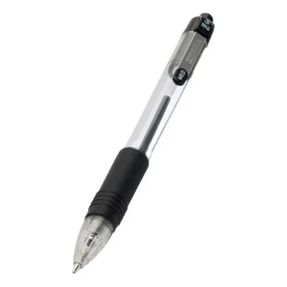 Caneta Esferográfica Retrátil Zebra Z-GRIP - Média PRETA