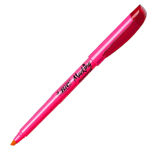 Pincel Marca Texto Bic - CORES FLUORESCENTES
